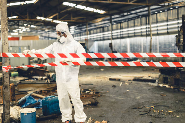 Professional Unattended Death Cleanup technician working in Eaton, IN